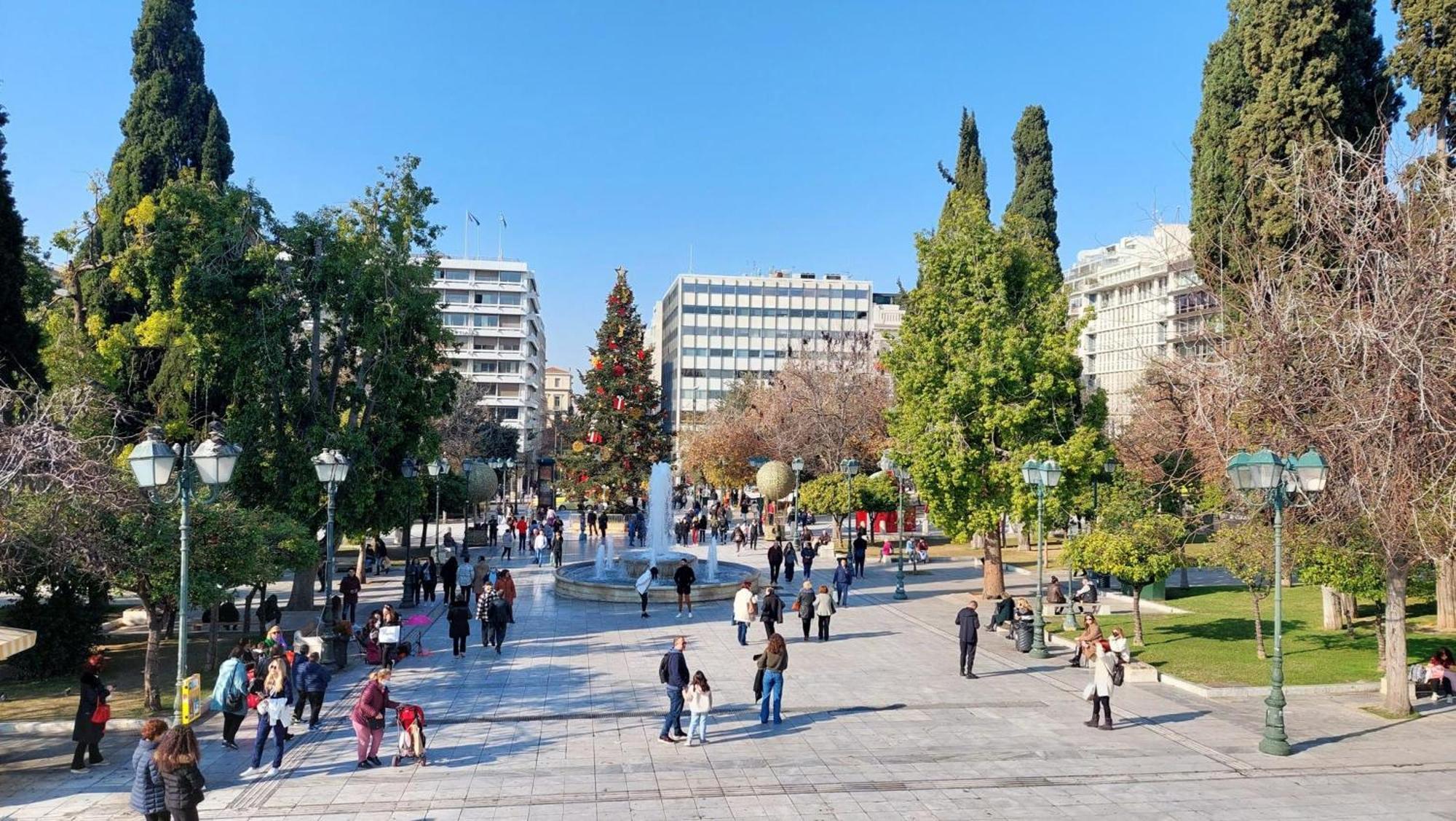 Elegant Apartment In Syntagma Square Atenas Exterior foto